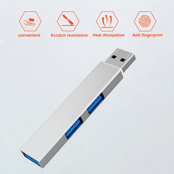 Adaptador USB C a USB de 3 puertos tipo de carga rápida C3.0/USB3.0 a 3USB HUB para PC