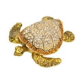 thumbnail image 1 of Trinket Box, Sparkling Rhinestones Hinged Jewelry Box Hand-painted Figurine Collectible Ring Holder For Home Decor, 1 of 8