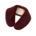 thumbnail image 2 of Eoperou Winter Fake Collar Soft Cozy Faux Fur Solid Color Windproof Warm Thickened Lightweight Fluffy Neck Protection Decorative Neck Warmer Neck Wrap, 2 of 8