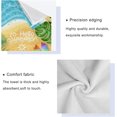 thumbnail image 3 of Bath Towel Sets for Bathroom Hand Towels Fingertip Towels Hello Summer Beach Sea Side Palm Leaves 3 Piece Decorative Soft Cotton Absorbent, 3 of 6