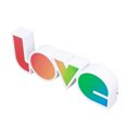 thumbnail image 4 of Letter Night Light, Decorative Beautiful Hangable Widely Applicable Love Sign Lamp  for Party for Wedding Stripes,Gradients,Rendering, 4 of 7
