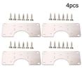 thumbnail image 1 of Stainless Steel Hinge Fixing Plate for Cabinet Door Repair Installer Kitchen, 1 of 8