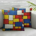 thumbnail image 3 of FUMJ  Geometric Pillow Covers Pillowcases Square Decorative Throw Pillow Cases for Sofa Home Decor, 3 of 5