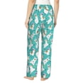 thumbnail image 2 of Bingfone Pajamas for Women,Cartoon Llamas Pajama Pants with Pockets-X-Large, 2 of 7