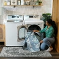 thumbnail image 4 of My Magic Carpet 5'x7' Machine Washable Non-Slip Dining Living Room Area Rug - Shary Blue, 4 of 6