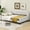 Beige, variant on Euroco Upholstery Tufted Full size Tufted Button Daybed Beige