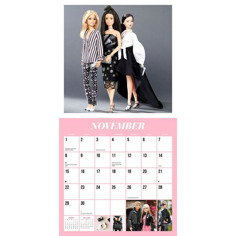 Barbie best sale calendar 2020