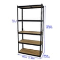 thumbnail image 3 of 2000LBS Capacity Garage Storage Shelves Heavy Duty,Adjustable Garage Storage Shelving Unit 71 "H x 35.5 "W x 15.8" D, 3 of 20