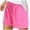 Pink, variant on vigerkar Casual Shorts for Women Comfy Elastic Waist Drawstring Pocket Shorts Pants Dark Green, L