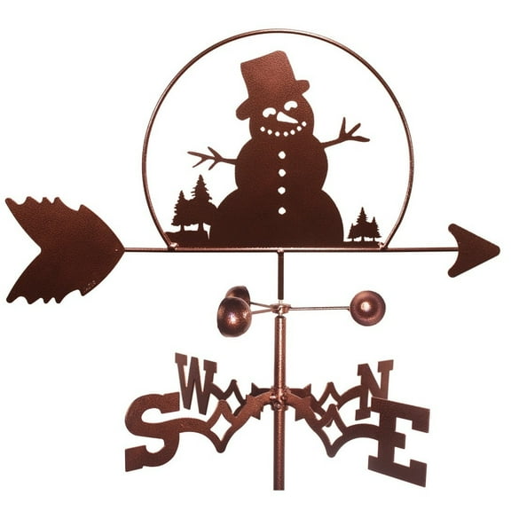SWEN Products Inc Handmade Winter Snowman Weathervane