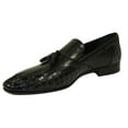 thumbnail image 3 of Men's GENIO Genuine Crocodile Embossed Leather Shoes Turkey 120371164 Black, 3 of 8