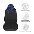 thumbnail image 4 of Balery Black Blue Glitter Sparkles Funda de Asiento para Auto con Diseño - Cubierta Frontal Suave y Transpirable con Protector Antideslizante- 1 Unidad, 4 of 5