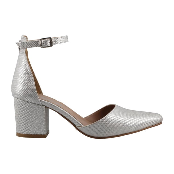 Zapatilla Tacones MIRACOL by MAMA LOLA mujer plateado 26
