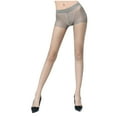 thumbnail image 5 of Ierhent Sheertex Tights for Women Women's Sheer Tights - Control Top Pantyhose with Reinforced Toes Beige Black Gray Coffee,One Size, 5 of 9