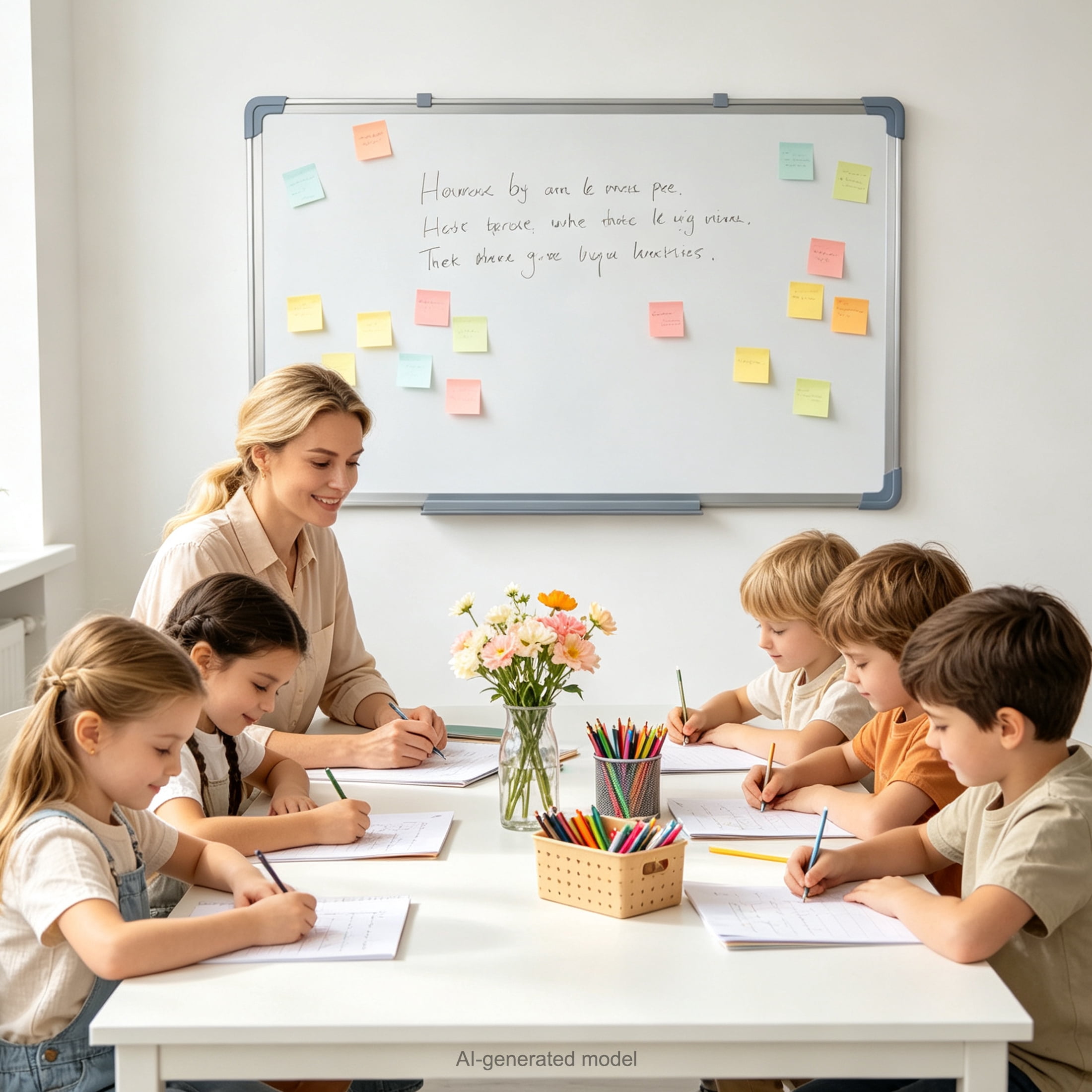 GARITIN White Board 36 x 24 Inch, Magnetic Dry Erase Board with Marker Tray, Aluminium Frame White Board for Office, Classroom & Home