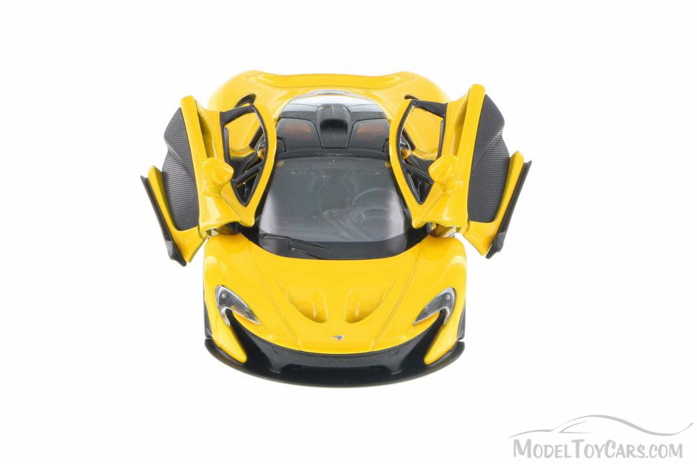 1/36 Scale Diecast Model Toy Car by Kinsmart McLaren P1 Kinsmart 5393D Yellow 