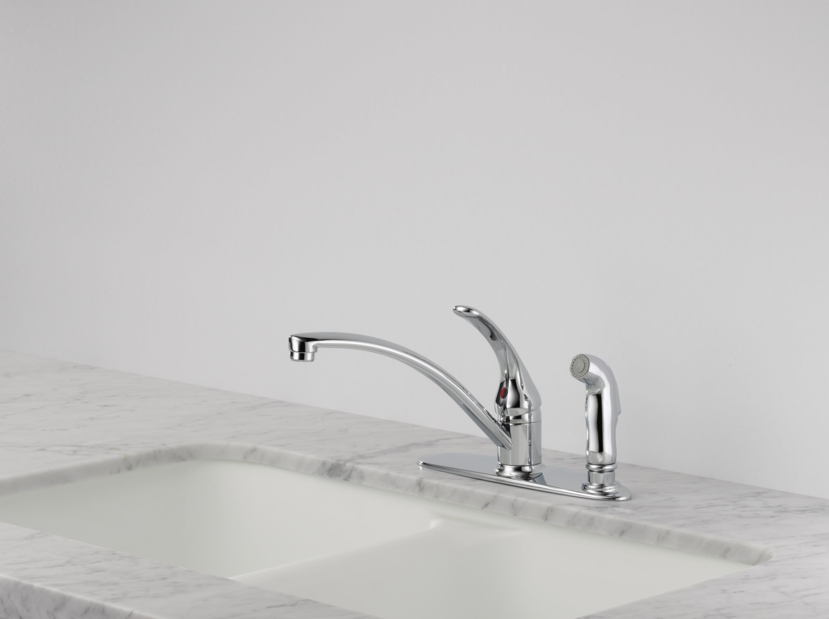 Delta Foundations Single-Handle Kitchen Faucet - B3310LF - Chrome
