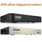 ZOSI 8CH H.265+ 1080P 5MP Lite DVR Recorder with Power Supply and USB Mouse, Black