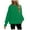 Green, variant on Womens Oversized Reverse Seam Sweatshirt Casual Long Sleeve Crewneck Lightweight Pullover Tops Loose Sweatshirts Purple,2XL