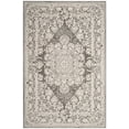 thumbnail image 2 of SAFAVIEH Reflection Sophia Traditional Area Rug, Dark Grey/Cream, 6'7" x 6'7" Square, 2 of 7