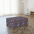 thumbnail image 3 of Autumn Foldable Mattress, Oak Leaf Acorns Fall Season, 74.8" x 39.4", Grey Pink and Pale Orange, by Ambesonne, 3 of 6