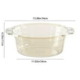 thumbnail image 3 of Thickened Large-capacity Transparent Washbasin Household Students Dormitory Bathroom Plastic Basin Small Infant Foot Wash Basin, 3 of 6