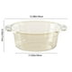 thumbnail image 3 of Lavabo transparente de gran capacidad y grueso para el baño de estudiantes, lavabo de plástico pequeño para pies de bebés., 3 of 5