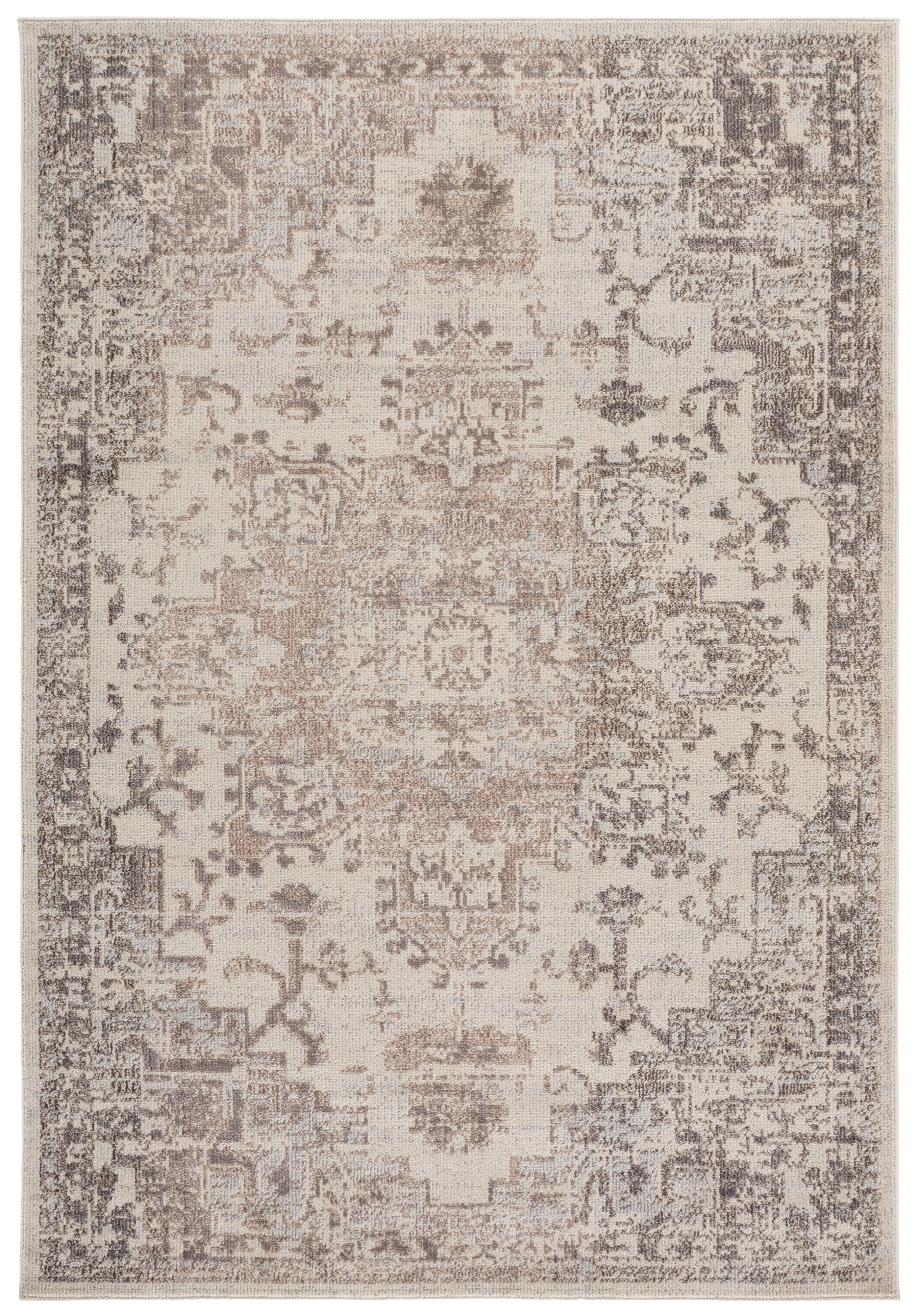 Safavieh Madison Dalia Oriental Area Rug, Ivory/Beige Gray, 5'3" x 7'6"