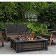 thumbnail image 5 of Bowery Hill Powder Coated Steel Natural Slate Tile Fire Pit Rectangular Heat Resistant 43.75" Unassembled, 5 of 5