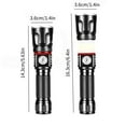 thumbnail image 2 of High-Powered Rechargeable LED Flashlight with 10000 Lumens, Zoomable & Waterproof IPX6, Multiple Modes, Long Range Beam for Outdoor, Emergency & Professional Use, 2 of 5