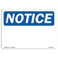 thumbnail image 1 of SignMission OS-NS-A-710-L-16275 7 x 10 Po Panneau d'Affichage OSHA - Notice Vierge Write-On, 1 of 1