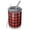 Red Black Checkerboard, variant on 12oz Coffee Tumblers Teal and Gold Geometric Lattice Pattern Stainless Steel Vacuum Insulated Travel Tumbler Coffee Cups Mug with Lid and Straw with Cleaning Brush for Cold & Hot Drinks