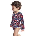 thumbnail image 3 of Honeii Elephants for Baby Long Sleeve Bodysuits One-piece 100% Organic Cotton for Infant Baby Boys and Grils, Unisex-6 Months, 3 of 6