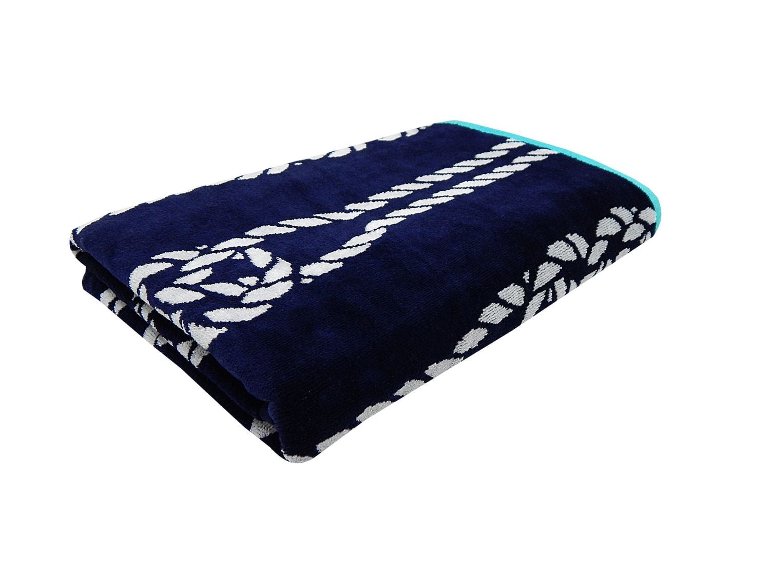 MAINSTAYS Yarn Dyed Jacquard Beach Towel