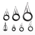 thumbnail image 2 of 7pcs Tamaño Guías De Cañas De Pescar Consejos Doble Línea De La Pierna De Reparación De Varillas De Sunnimix Guías de caña de pescar, 2 of 7