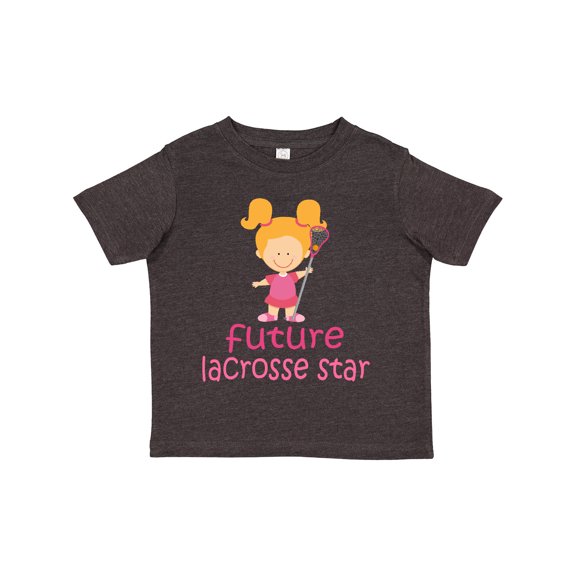 Inktastic Future Lacrosse Star Girl Girls Toddler T-Shirt