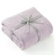 thumbnail image 1 of Manta de cama tejida supersuave de 50 x 150 cm, color morado, 1 of 7