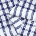 thumbnail image 4 of opvise Kitchen Wipes Sure Here's A Product Title for Listing Plaid Print Thickened Kitchen Towel Set Absorbent Cotton Towels for Dishes Furniture More Dark Blue, 4 of 8