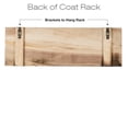 thumbnail image 4 of Excello Global Products Rustic, Shabby Chic Wall Mounted Hanging Entryway Coatrack Organizer. 24x8 - GPP-0017 - GPP-0017, 4 of 5
