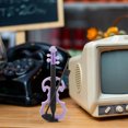 thumbnail image 3 of Minkissy 10Pcs Mini Violin Model Purple Abs for Collectors Home Decoration 3.9In, 3 of 6