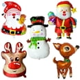 thumbnail image 3 of globos grandes de papel de aluminio de Navidad, Feliz Navidad, Papá Noel, reno, muñeco de nieve, copo de nieve, árbol de Navidad, decoración de globos WD.WDQZL Hogar, 3 of 3