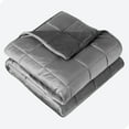 thumbnail image 1 of Bare Home 30 lbs Weighted Blanket for Adults - 80" x 87" - Minky Fleece, Gray, 1 of 7