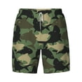 thumbnail image 4 of Lsque Mens Swim Trunks Camouflage Shark Pattern - Bathing Suit Compression Liner - Beach Swim Shorts Swimwear - (S-3XL) - Stretch Quick Dry -3X-Large, 4 of 9