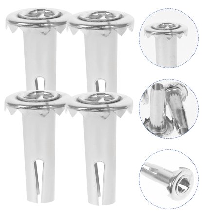 WRISTBIQUE 30Pcs Caster Sleeves Silver Anti-Loosening and Wear Resistance for Wood Casters