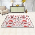 thumbnail image 2 of Dreamtimes Valentine's Day Heart Non-Slip Area Rug 36"x24", Romantic Love Letters Floor Carpet Comfort Floor Mats Decor for Indoor Front Porch,Living Room, Bedroom,Kitchen, 2 of 5