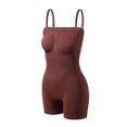 thumbnail image 3 of Idoravan Womens Shapewear Bodysuit Tummy Control Shorts Women Solid Color Beautiful Back Abdomen and Hip Lifting Sling Conjoined Tight Shaping Jumpsuit, 3 of 8