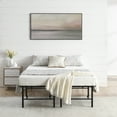 thumbnail image 6 of Mainstays Queen 18" High Profile Foldable Steel Platform Bed Frame with Storage Space Under Frame, No Box Spring Required, Black, 6 of 16