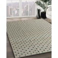 thumbnail image 3 of Ahgly Company Machine Washable Indoor Rectangle Abstract Khaki Green Area Rugs, 6' x 9', 3 of 7