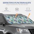 thumbnail image 4 of Windshield Sun Shade, Cartoon Cactus Blooming Foldable Car Sun Shade Windshield For Front, 2 Pieces, 4 of 4