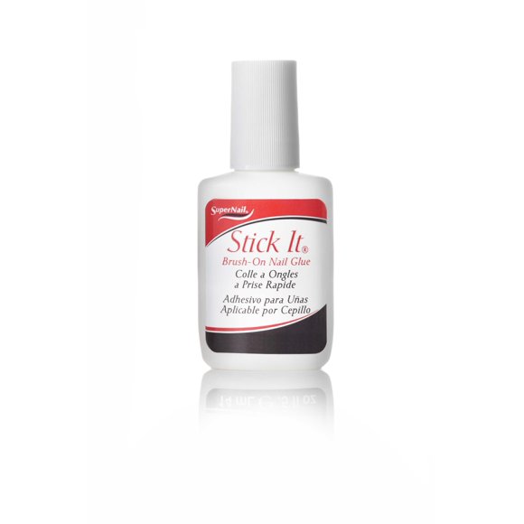 Pegamento para uñas SuperNail Stick It con pincel 15 ml